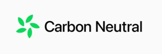 图：苹果还为此专门推出了“碳中和产品”标志。